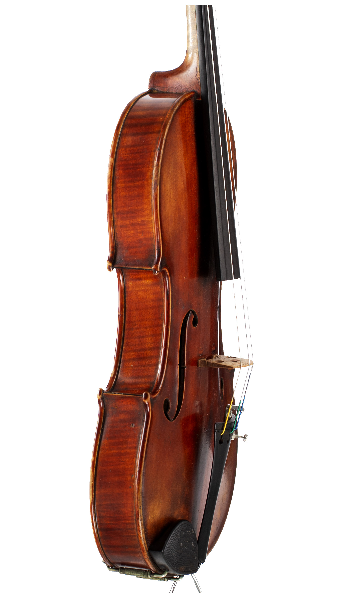 A violin by E. Dodds, Edinburgh, 1886 — angled view, 70°