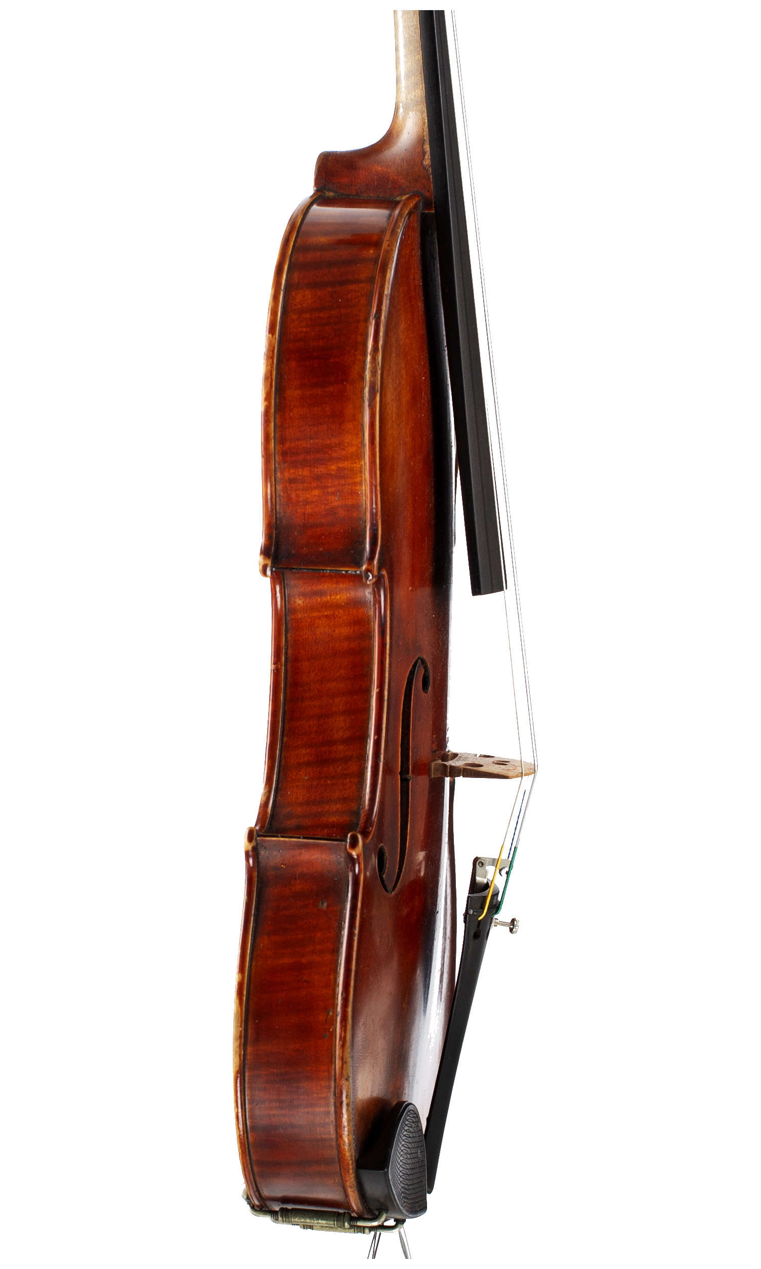 A violin by E. Dodds, Edinburgh, 1886 — angled view, 80°
