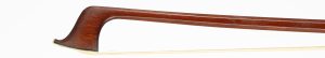 A silver-mounted viola bow by H. A. Stöhr, Germany, circa 1950 — head and frog