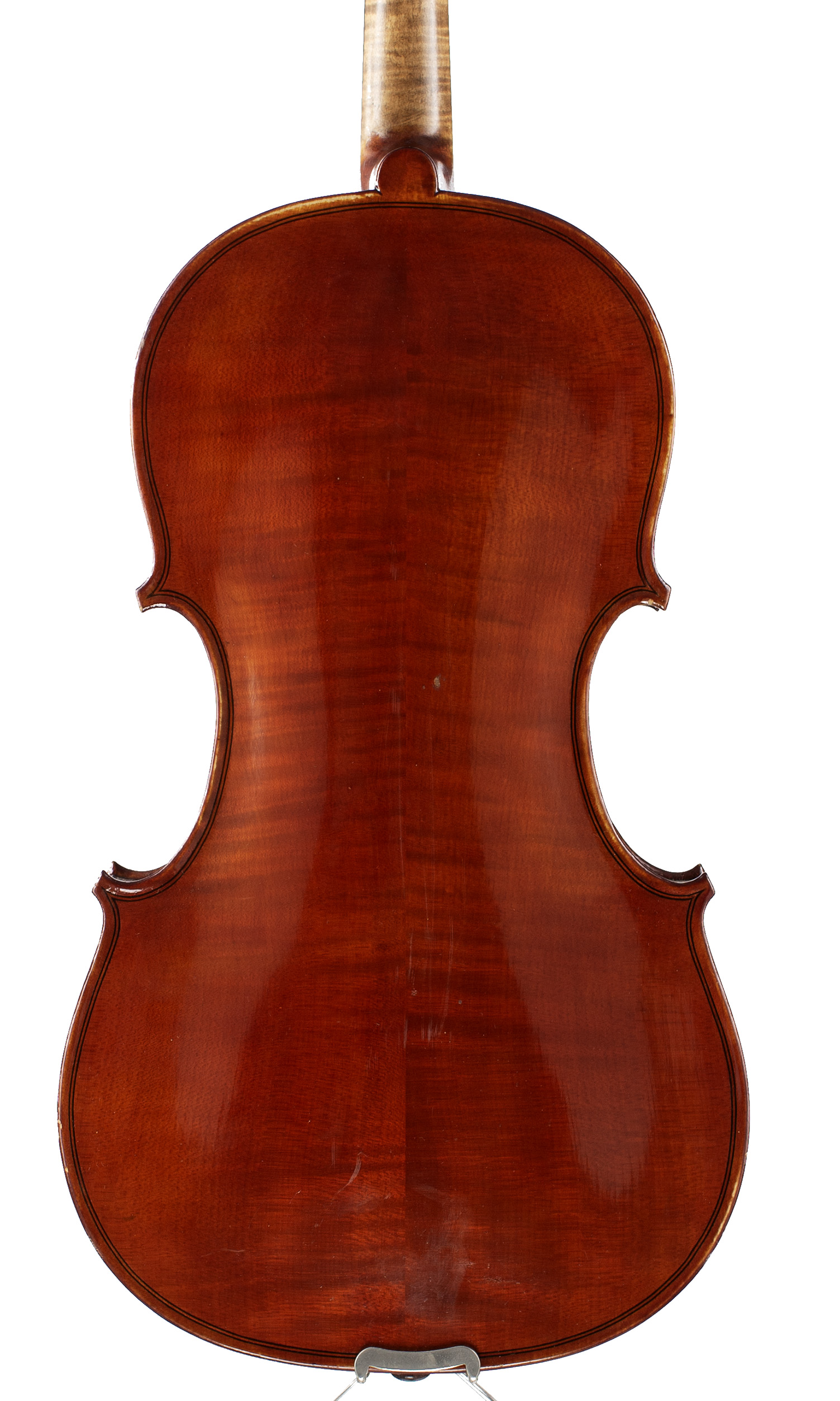 A viola by David Dix, London, 1996 — back