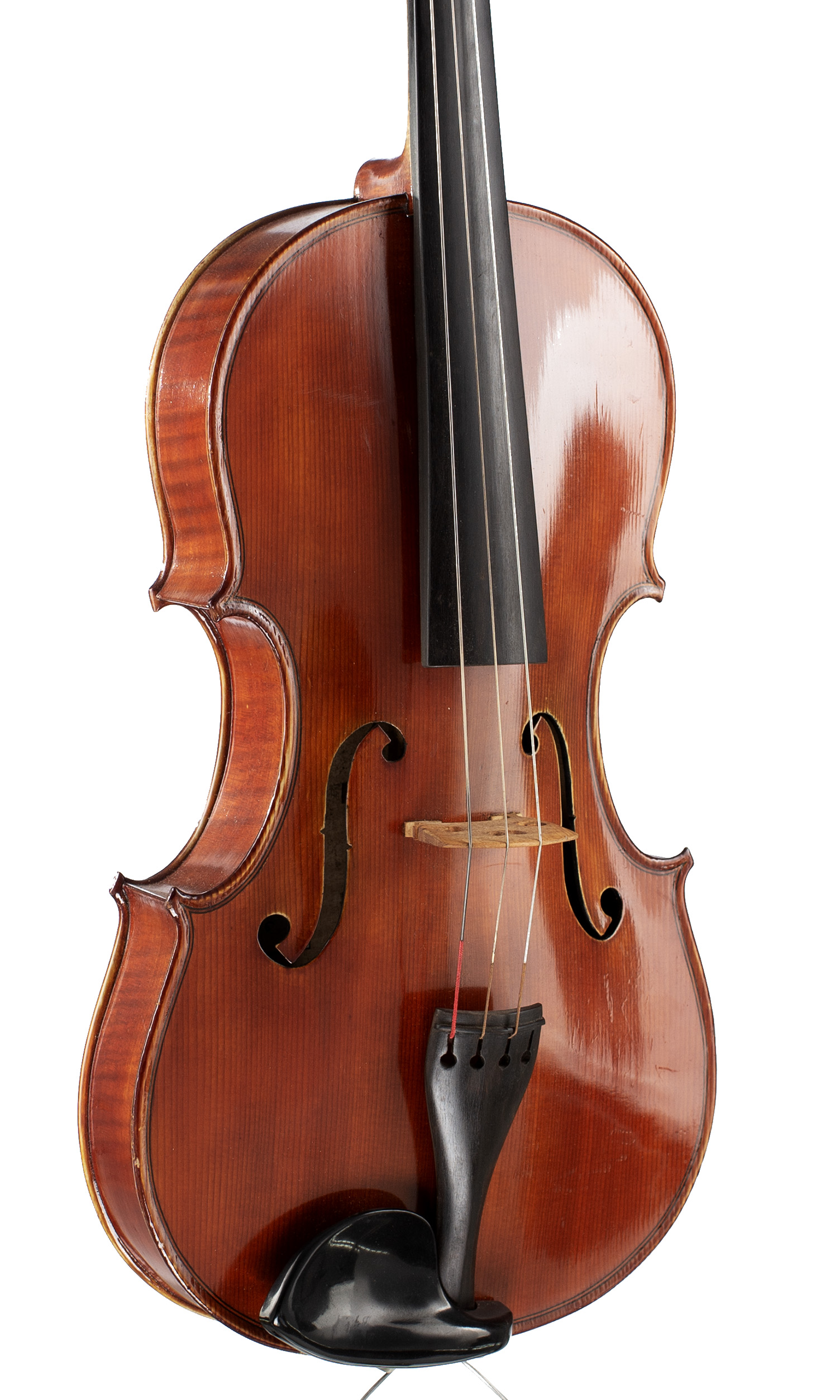 A viola by David Dix, London, 1996 — angled view, 30°