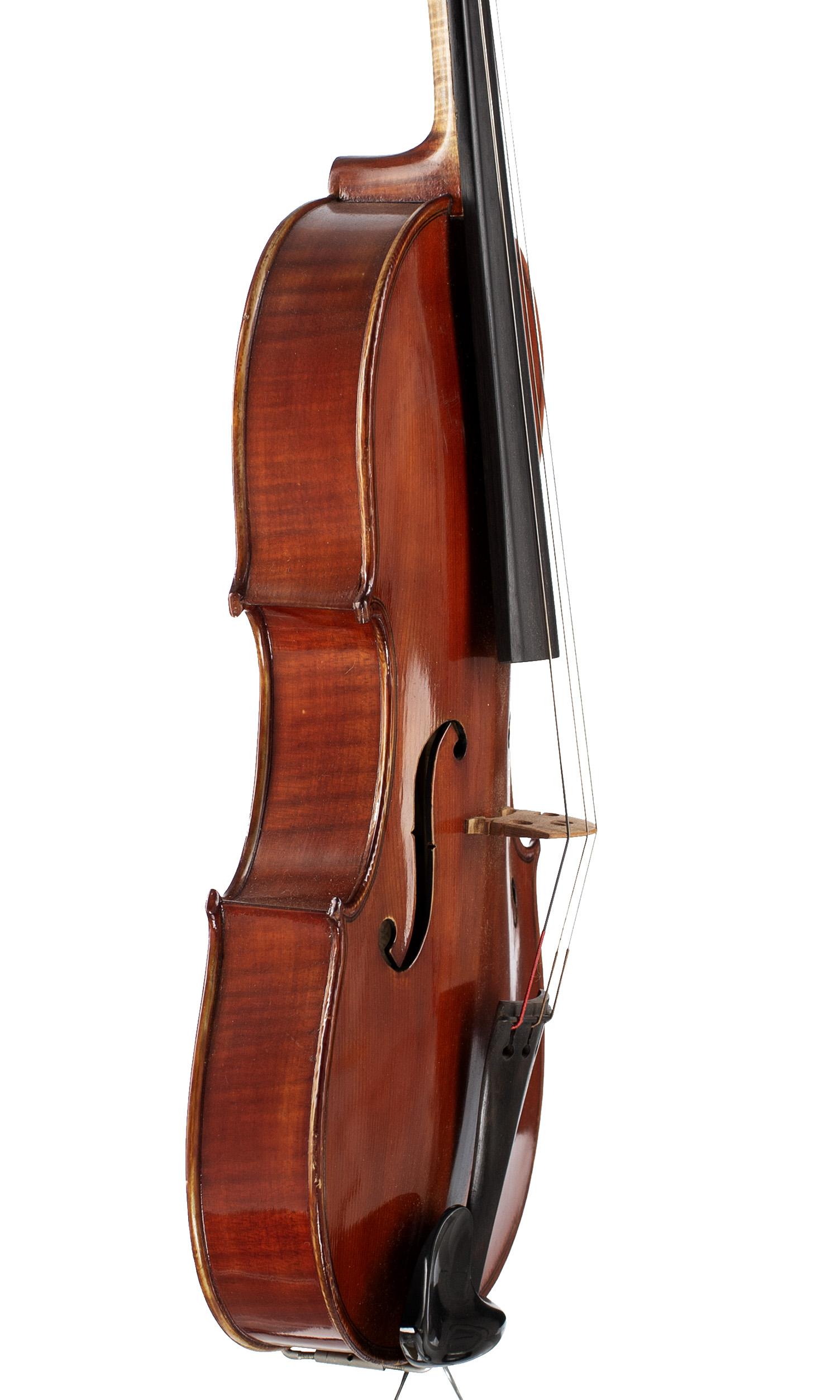 A viola by David Dix, London, 1996 — angled view, 70°