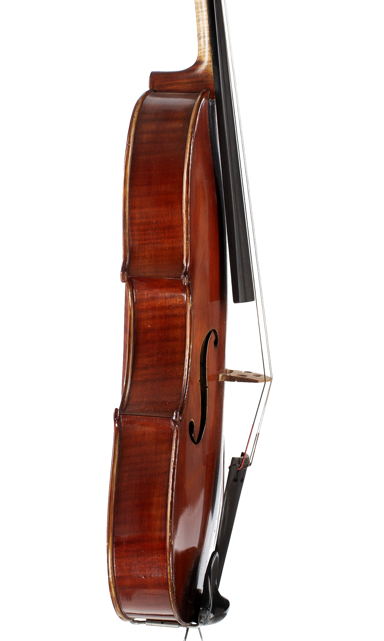 A viola by David Dix, London, 1996 — angled view, 80°