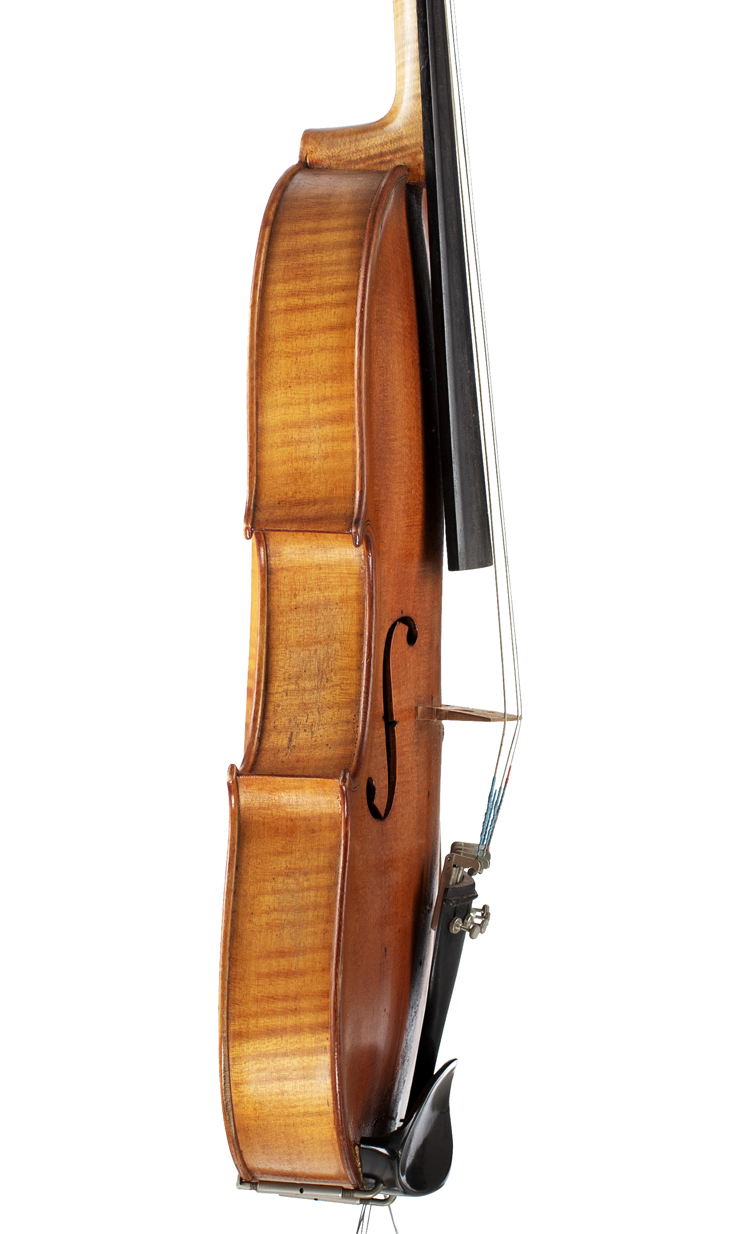 A viola by Stanley Grigg, Kent, 1984 — angled view, 80°