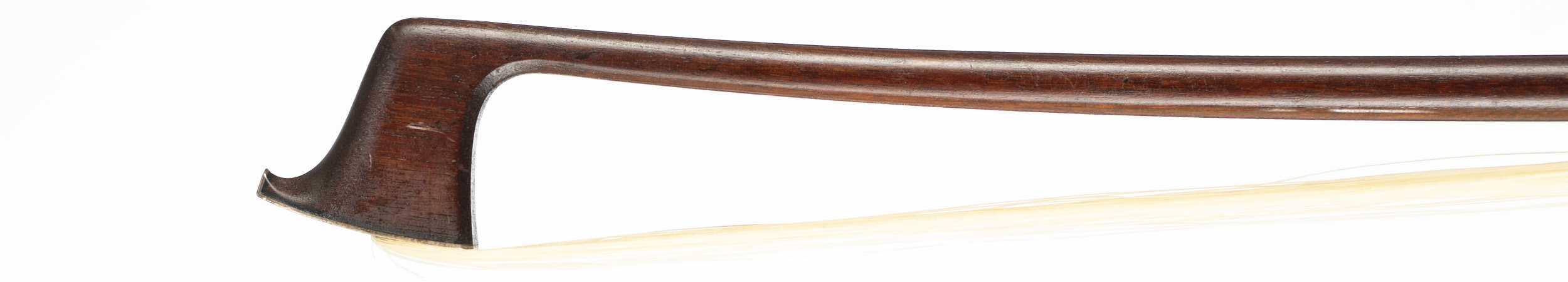 A silver-mounted viola bow by W. E. Hill & Sons, London, circa 1920 — head