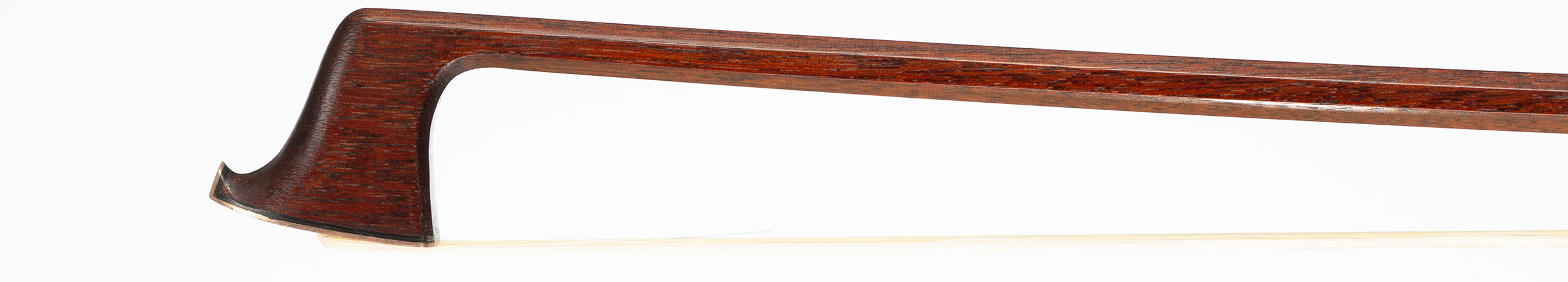A gold-mounted violin bow by Malcolm Taylor, England, circa 1992 — head