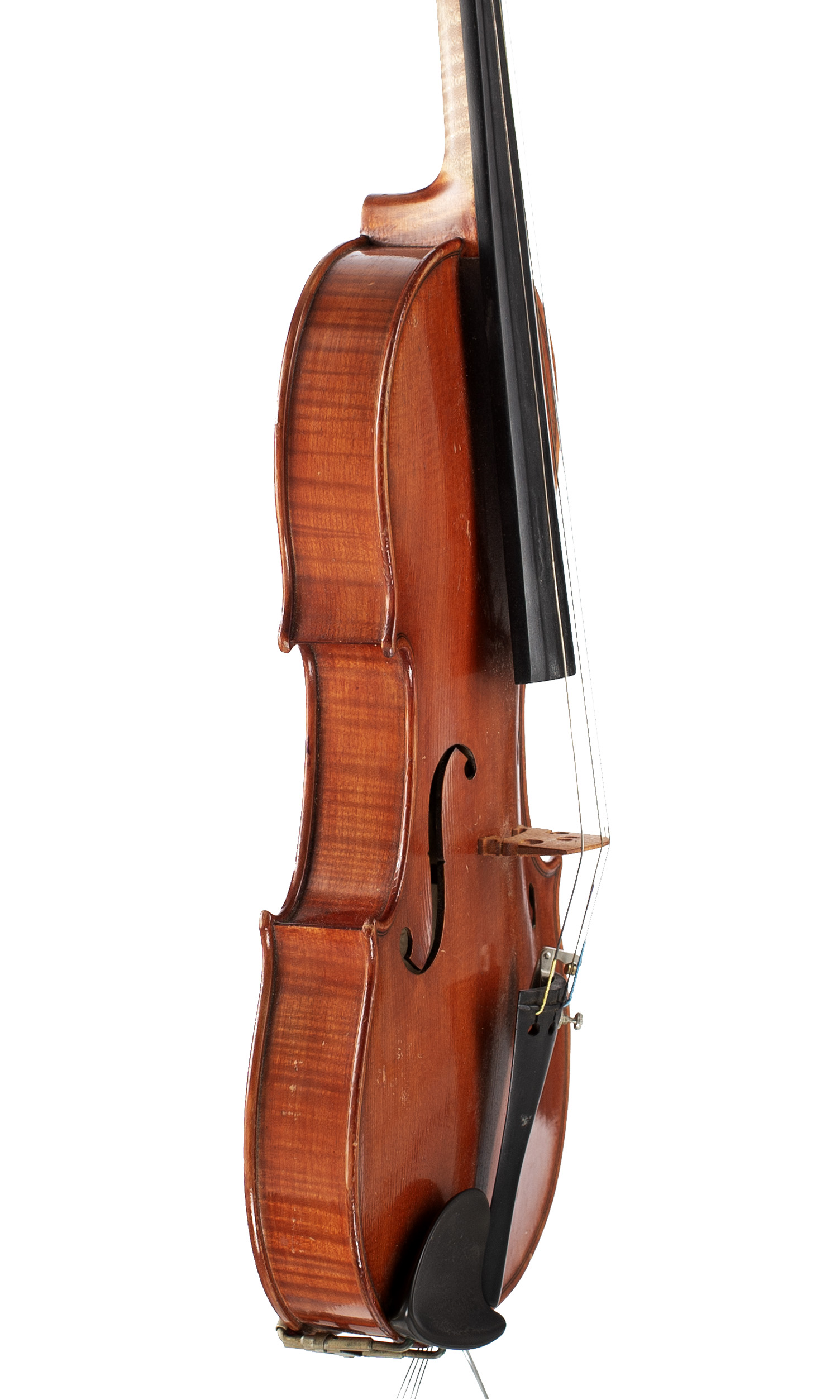 A violin by Louis Milton, 1925 — angled view, 70°