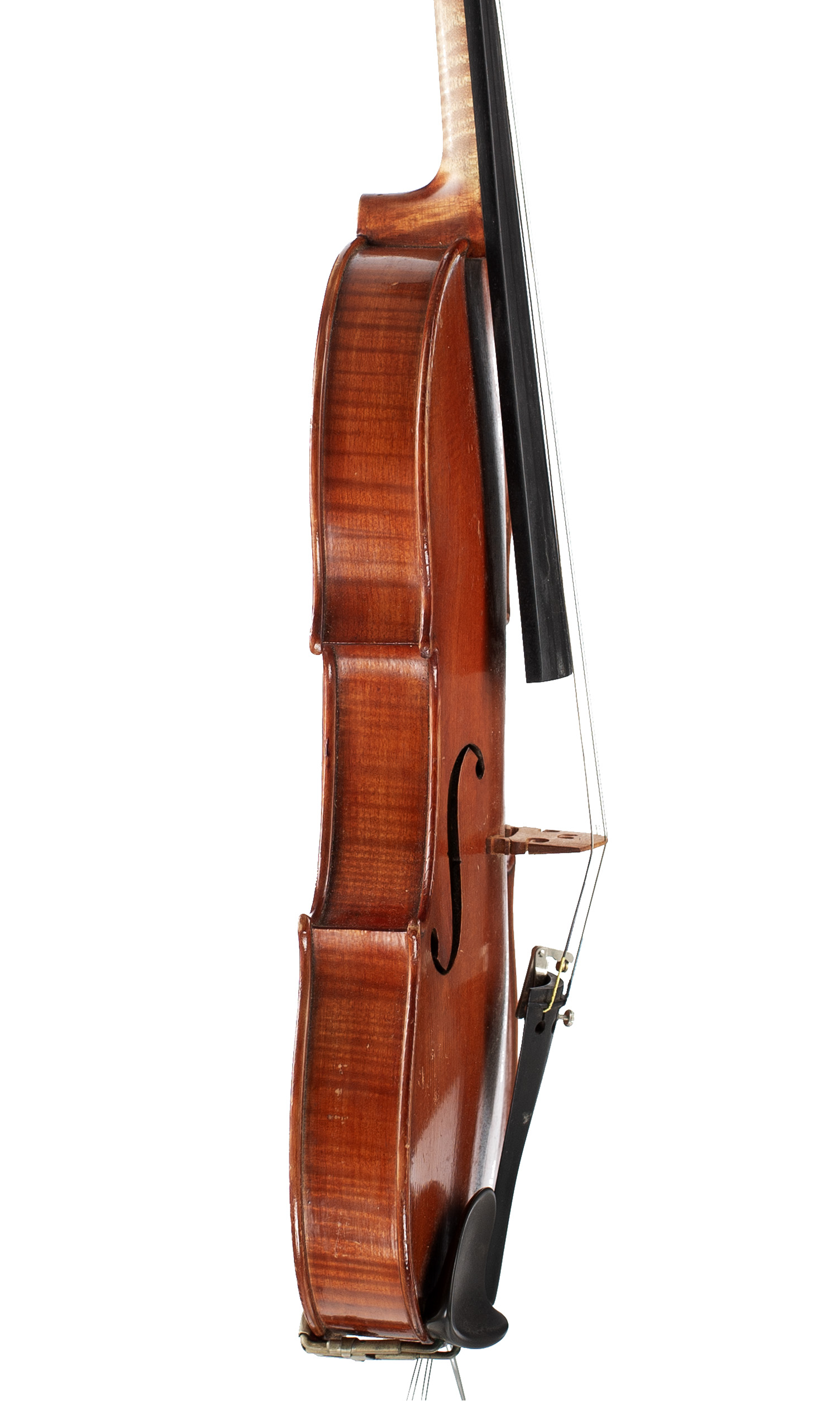 A violin by Louis Milton, 1925 — angled view, 80°