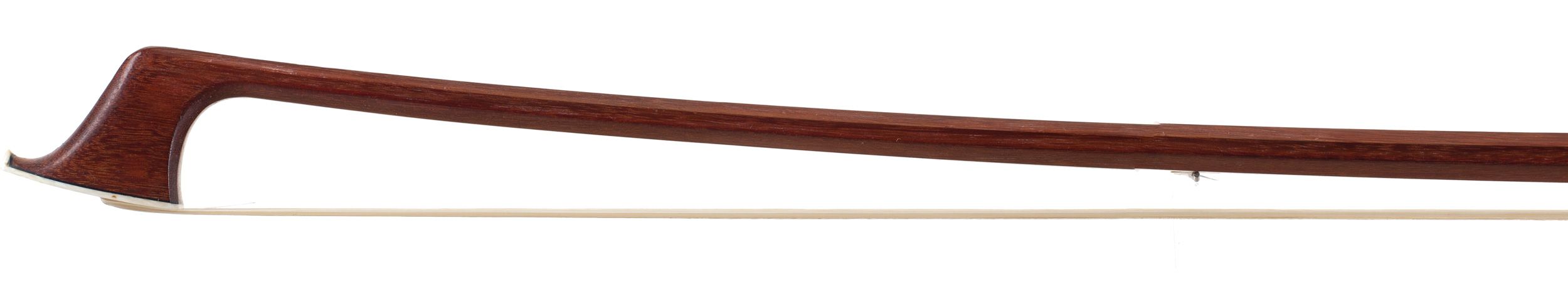 A silver-mounted cello bow by Horst Schicker, Germany — head