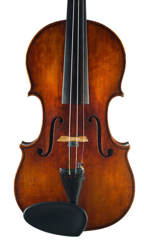 Violin by Frederick William Chanot, London, 1897 — front