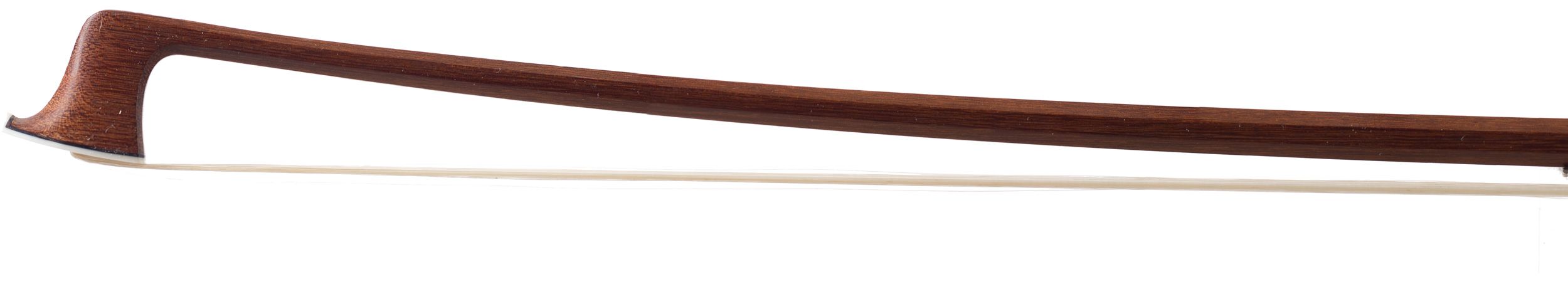 A silver and ivory mounted violin bow by Egidius Dörfler, Germany — head