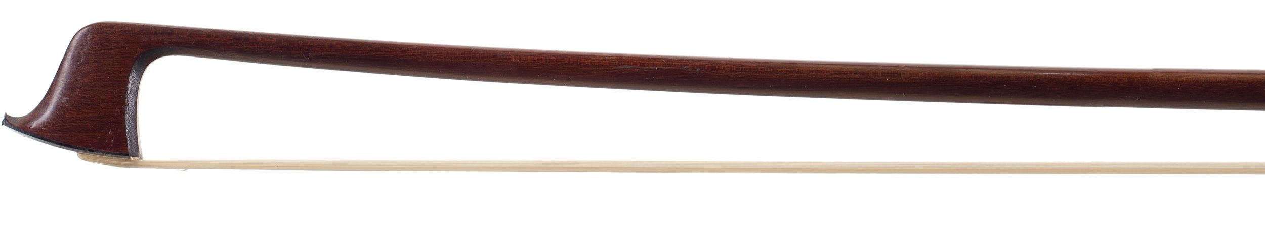 A silver-mounted violin bow by W. E. Hill & Sons, probably the work of James Tubbs, London — head