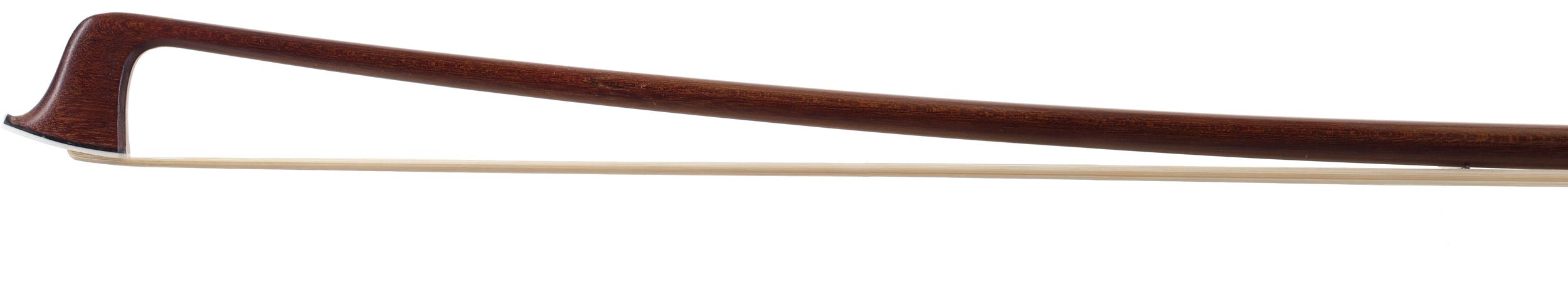 A silver-mounted violin bow by Albert Nürnberger, Germany — head