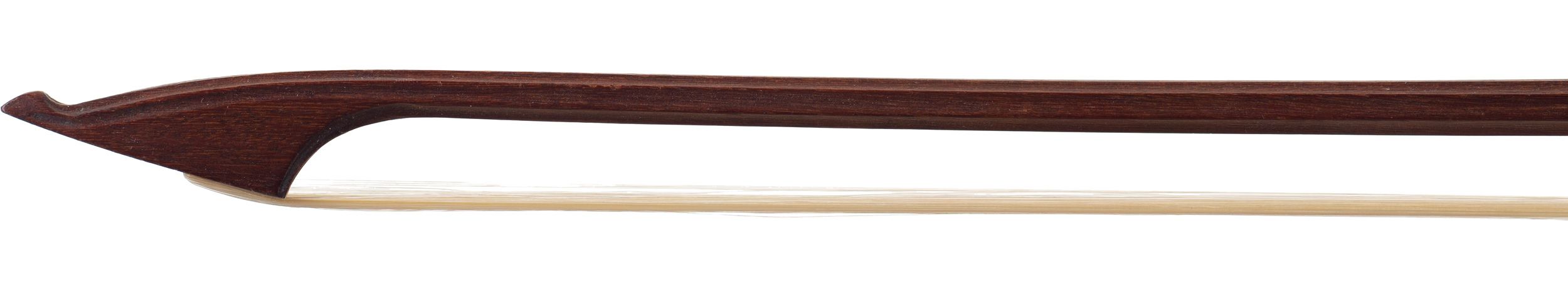 An ivory-mounted viola bow by A. R. Bultitude, England — head
