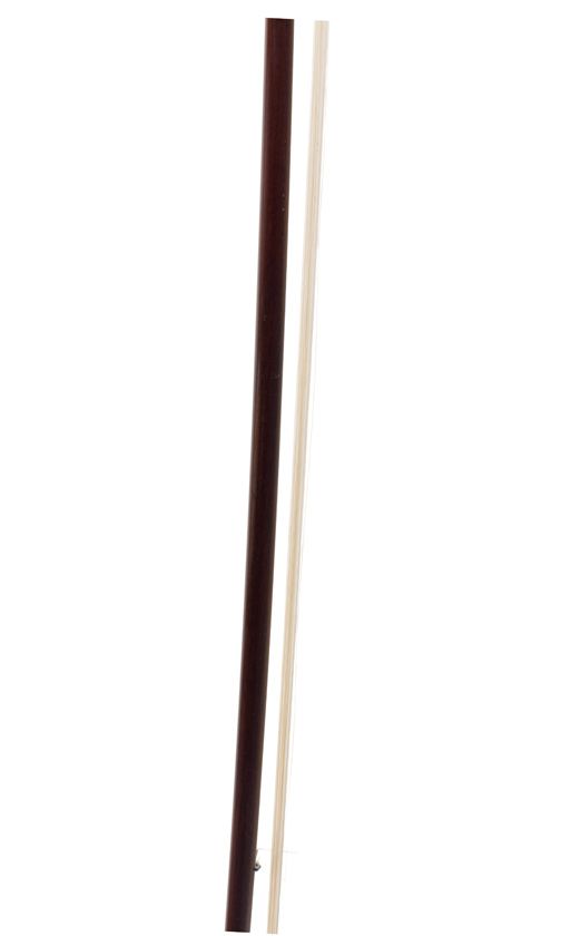 A silver-mounted violin bow by W. E. Hill & Sons, London — frog detail