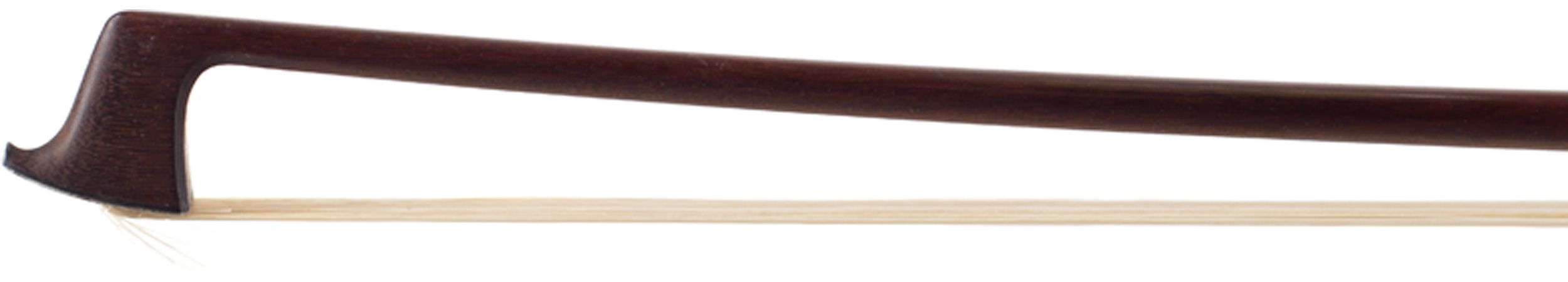 A silver-mounted violin bow by W. E. Hill & Sons, London — head