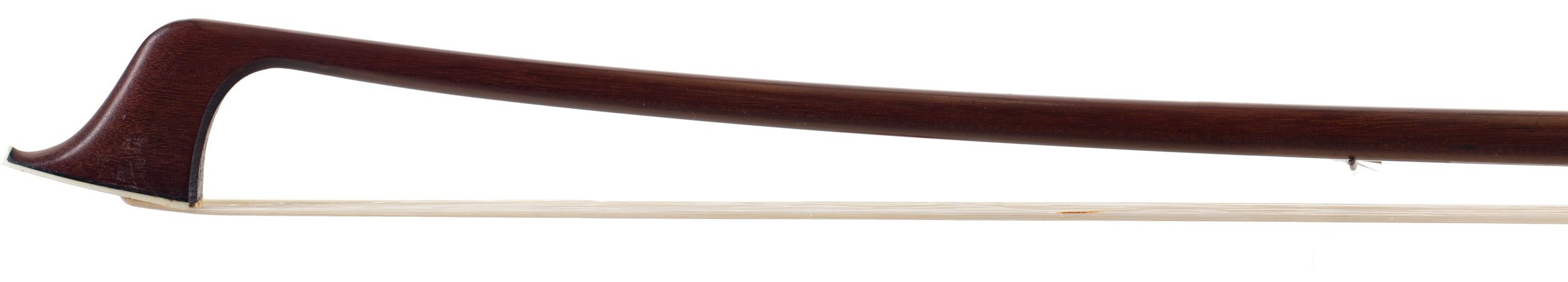 A silver-mounted cello bow by Eugène Sartory, Paris — head
