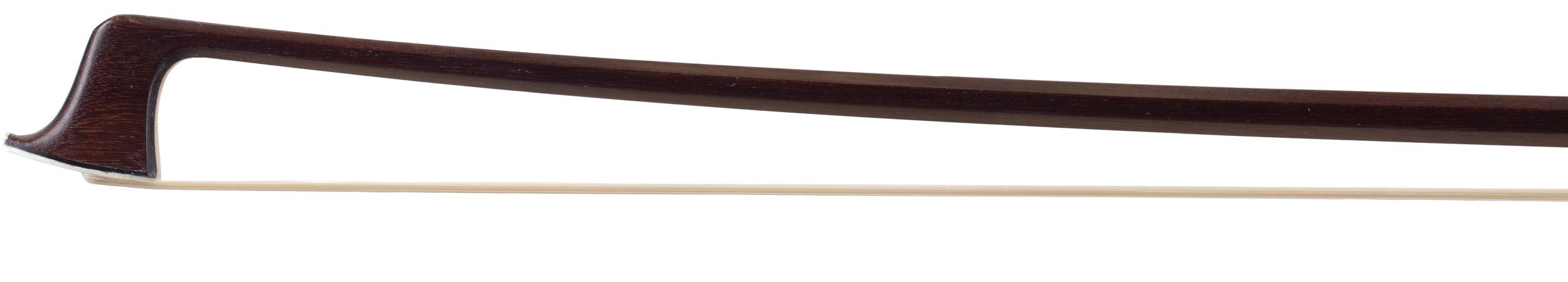 A silver-mounted violin bow by Kurt Dölling, Germany — head