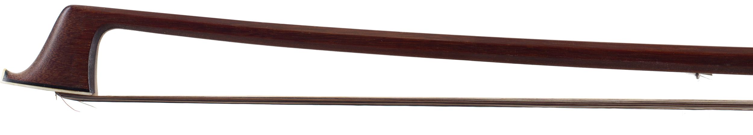 A silver-mounted cello bow by Albert Nürnberger, Germany — head