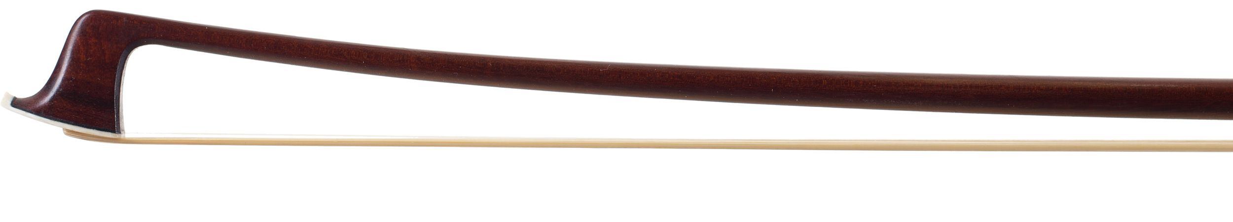 A silver-mounted violin bow by Louis Morizot, France — head