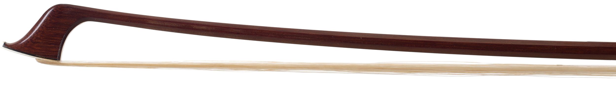 A silver-mounted violin bow by E. W. Zöphel, Germany — head
