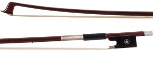 A silver-mounted violin bow by Kurt Dölling, Germany — head and frog
