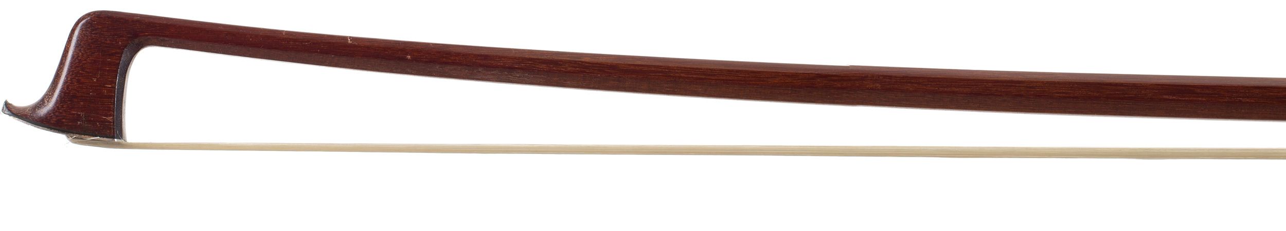 A silver-mounted violin bow by Roderich Paesold, Germany — head