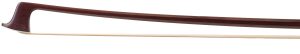 A silver-mounted violin bow by August Rau, Germany — head and frog