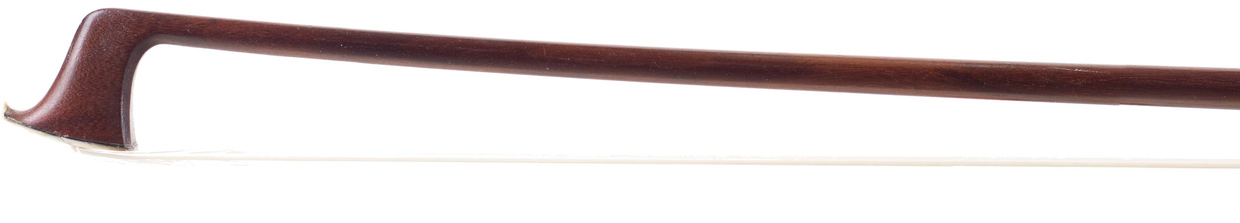 A silver-mounted violin bow by Albert Nürnberger, Germany — head