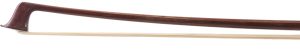 A yellow metal-mounted violin bow by Heinz Dölling, Germany — head and frog