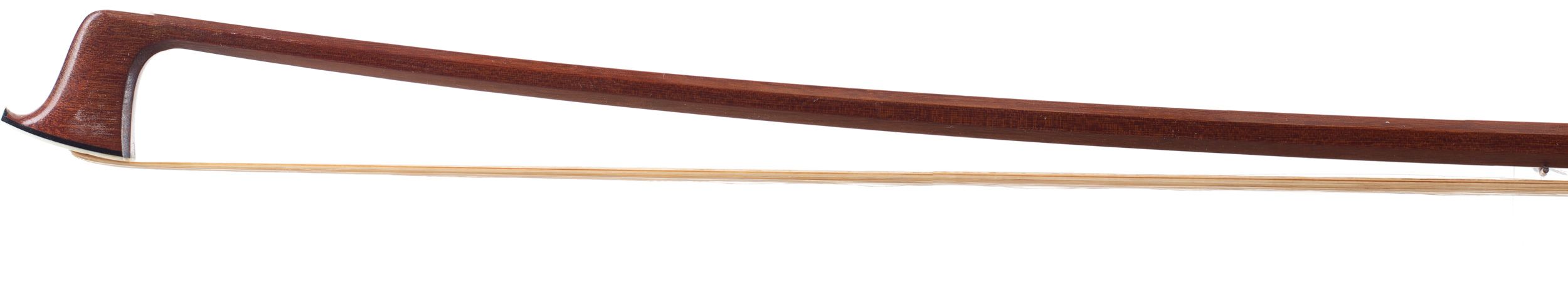 A silver-mounted violin bow by Albert Nürnberger, Germany — head