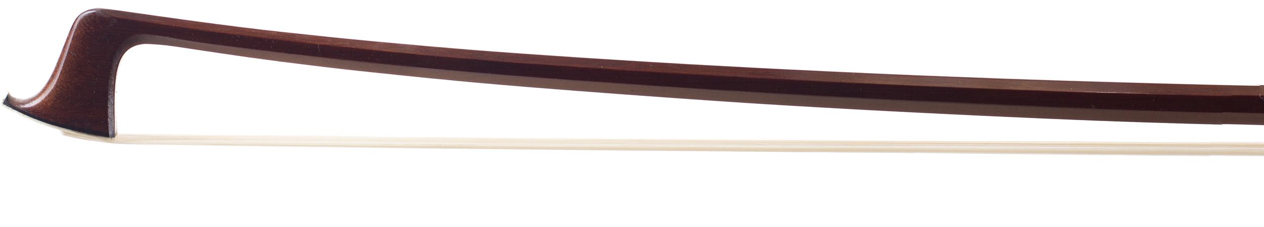 A silver-mounted violin bow by Alfred Lamy, France, circa 1900 — head