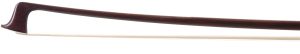 A silver-mounted violin bow by Prosper Colas, France — head and frog