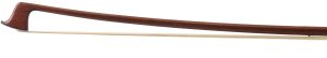 A silver-mounted violin bow by August Rau, Germany — head and frog
