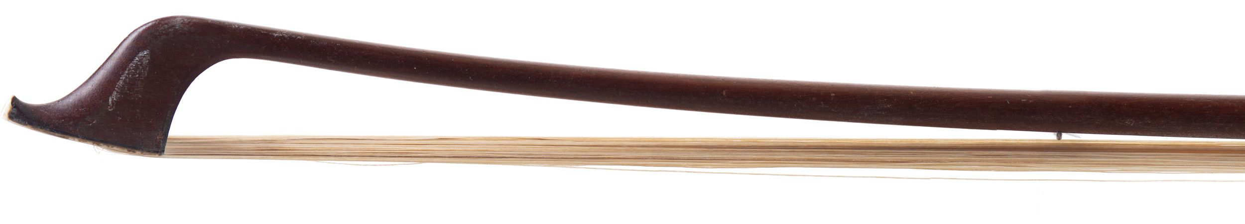 A silver-mounted cello bow by Cuniot-Hury, France — head
