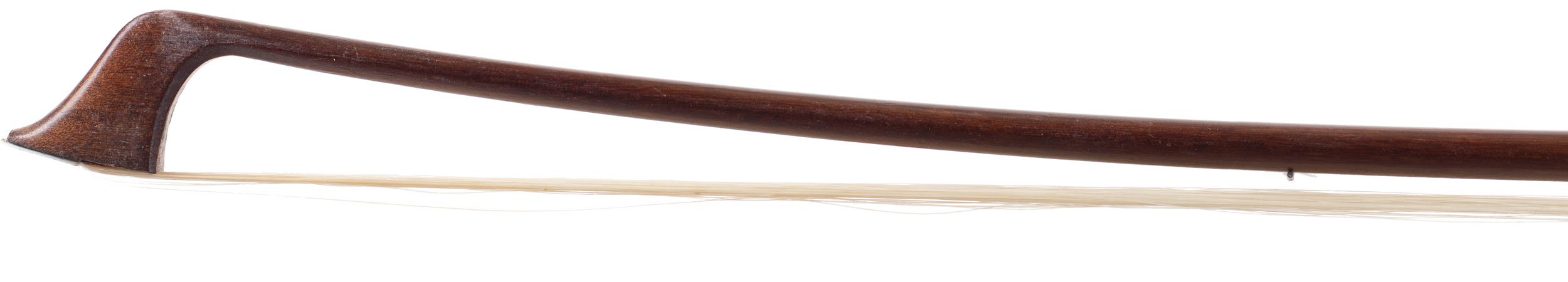A silver-mounted cello bow by F. N. Voirin, France — head