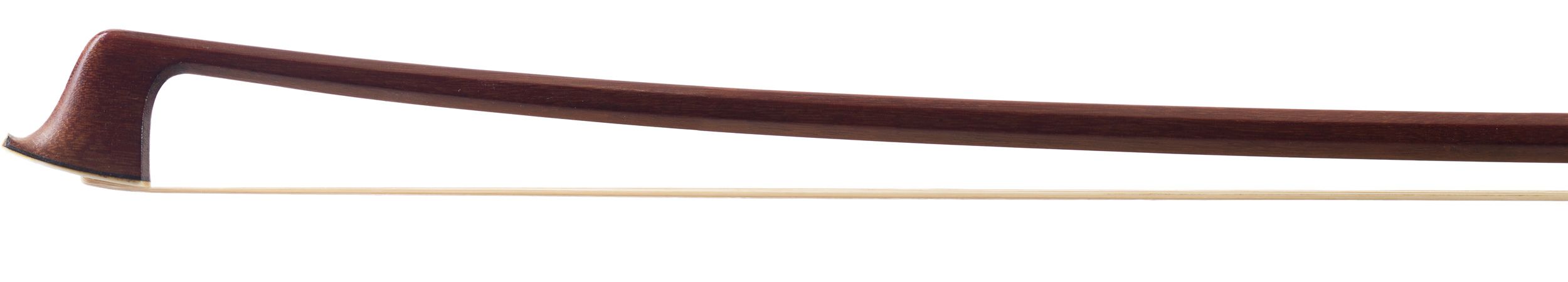 A silver-mounted violin bow by Lothar Herrmann, Germany — head