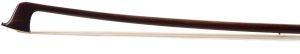 A silver-mounted viola bow by William Tubbs, England — head and frog