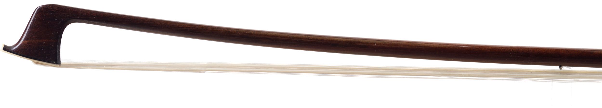 A silver-mounted viola bow by William Tubbs, England — head