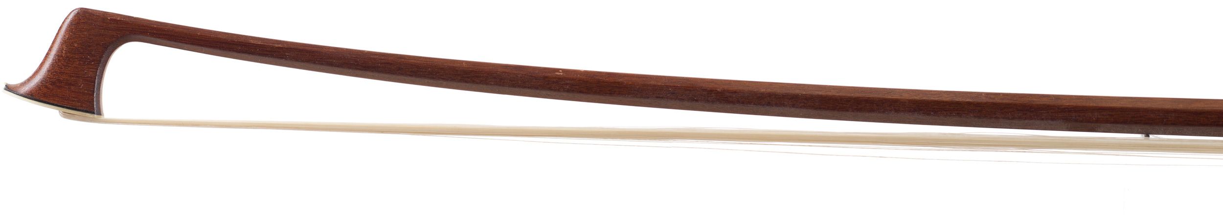A silver-mounted violin bow by Heinz Dölling, Germany — head