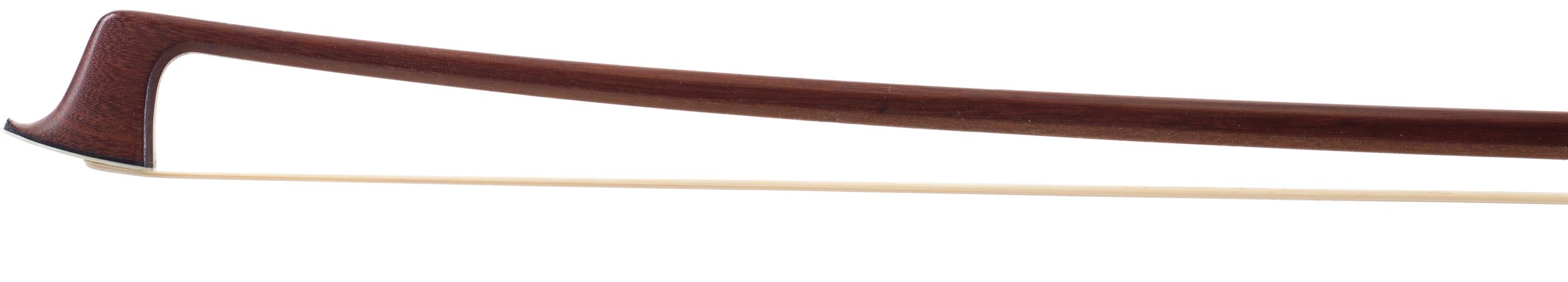 A silver-mounted violin bow by Albert Nürnberger, Germany — head