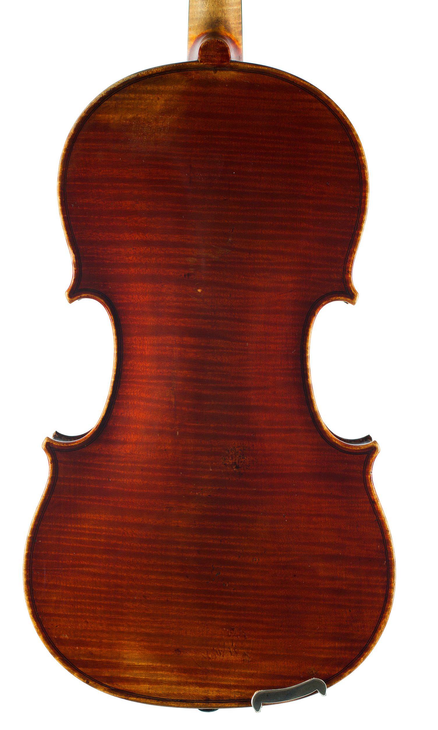 Violin, Workshop of Bernardel, France, circa 1870 — back
