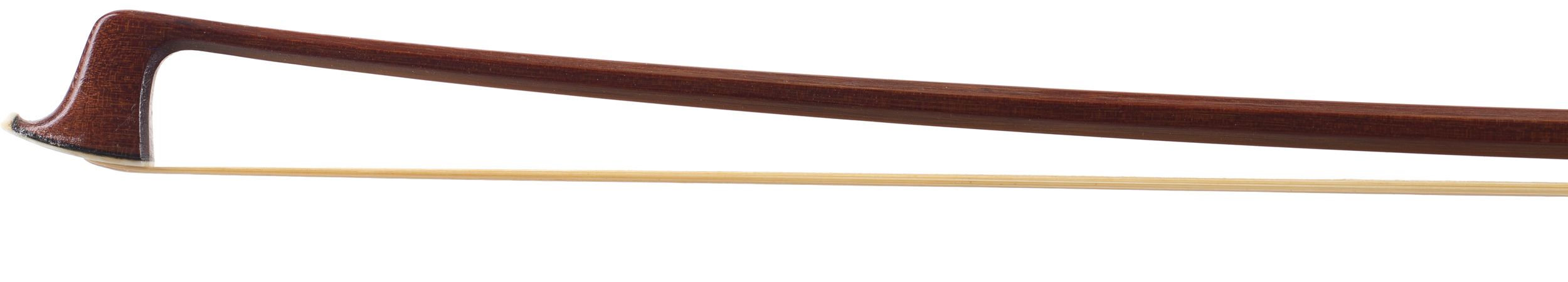 A gold-mounted violin bow by H. R. Pfretzschner, Germany — head