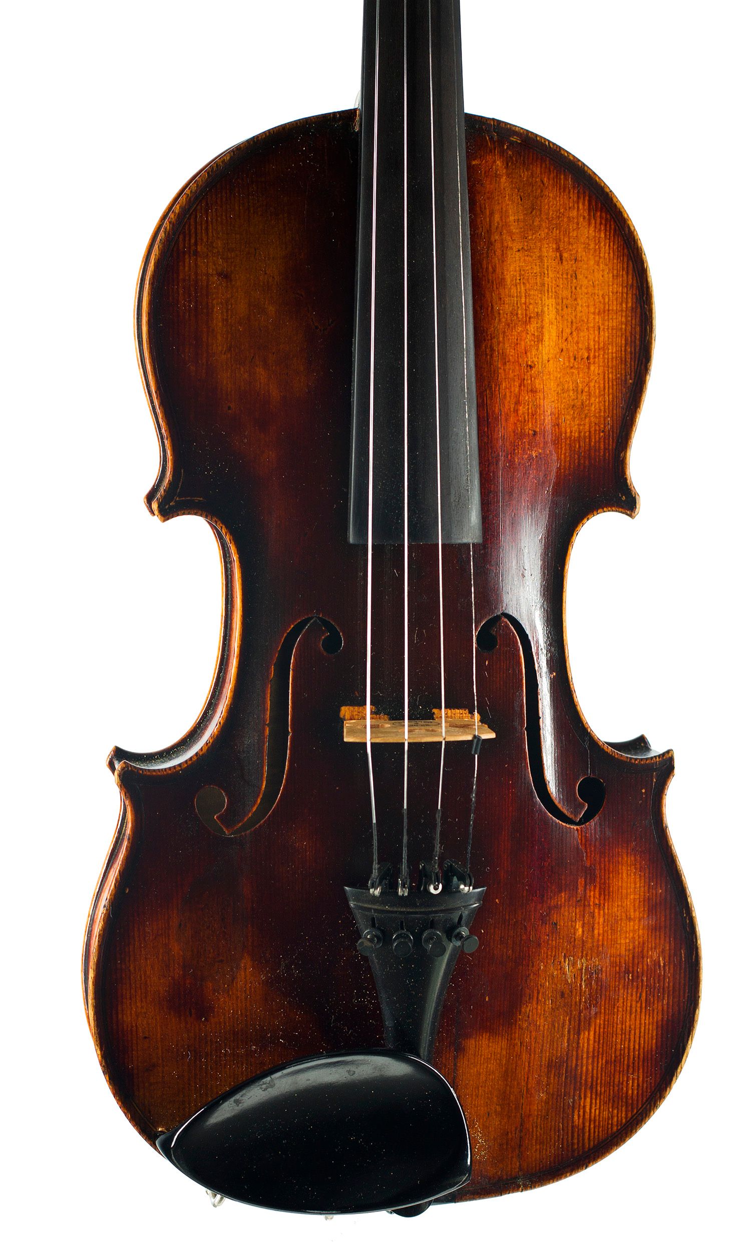 A silver-mounted viola bow by A. R. Bultitude, England — head