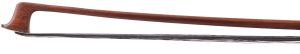 A silver-mounted violin bow by Gerhard Renz, Germany — head and frog