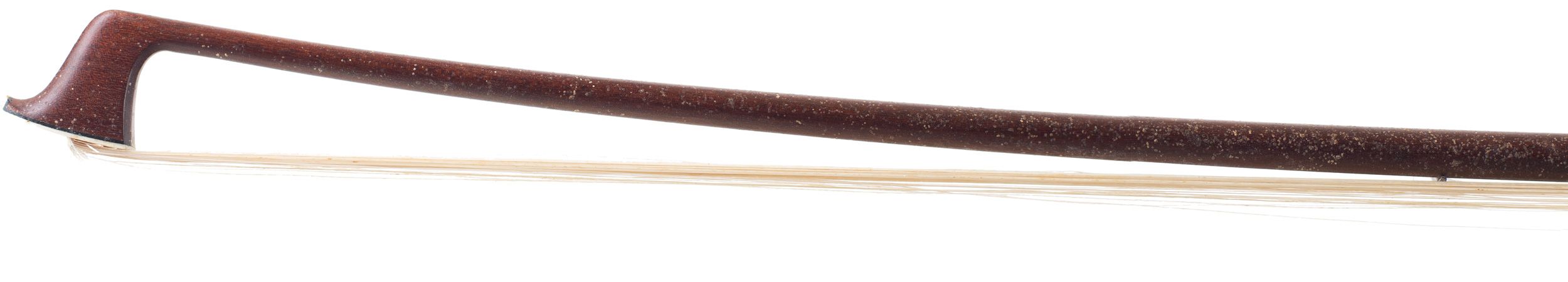 A silver-mounted violin bow by Albert Nürnberger, Germany — head
