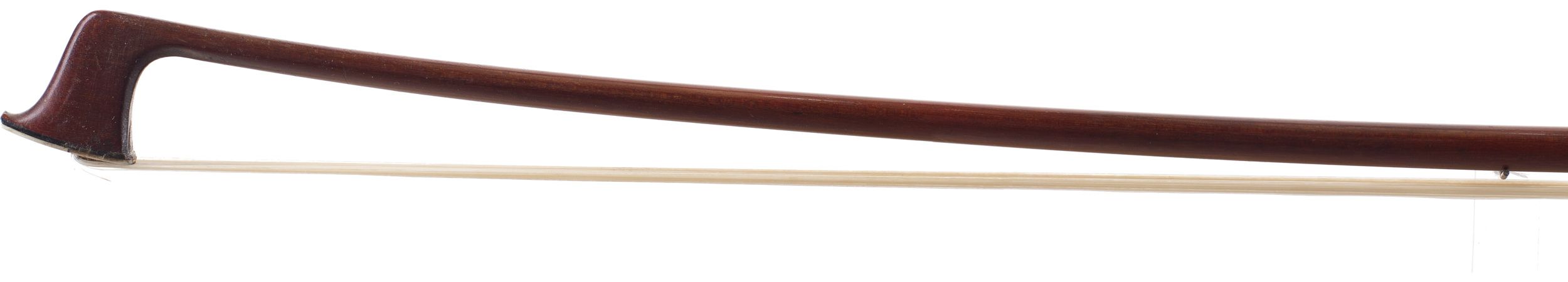 A silver-mounted violin bow by Richard Weichold, Germany — head