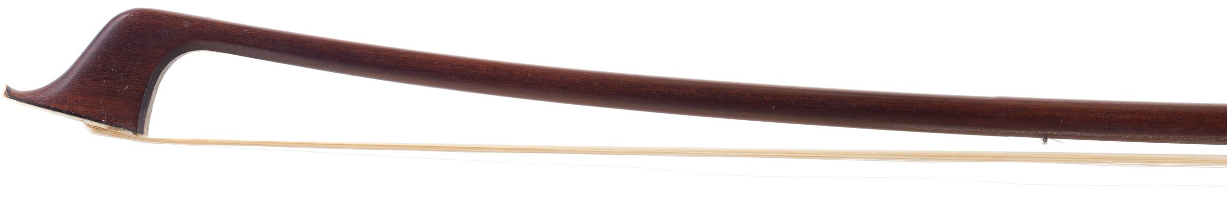 A gold-mounted cello bow by Garner Wilson, England — head