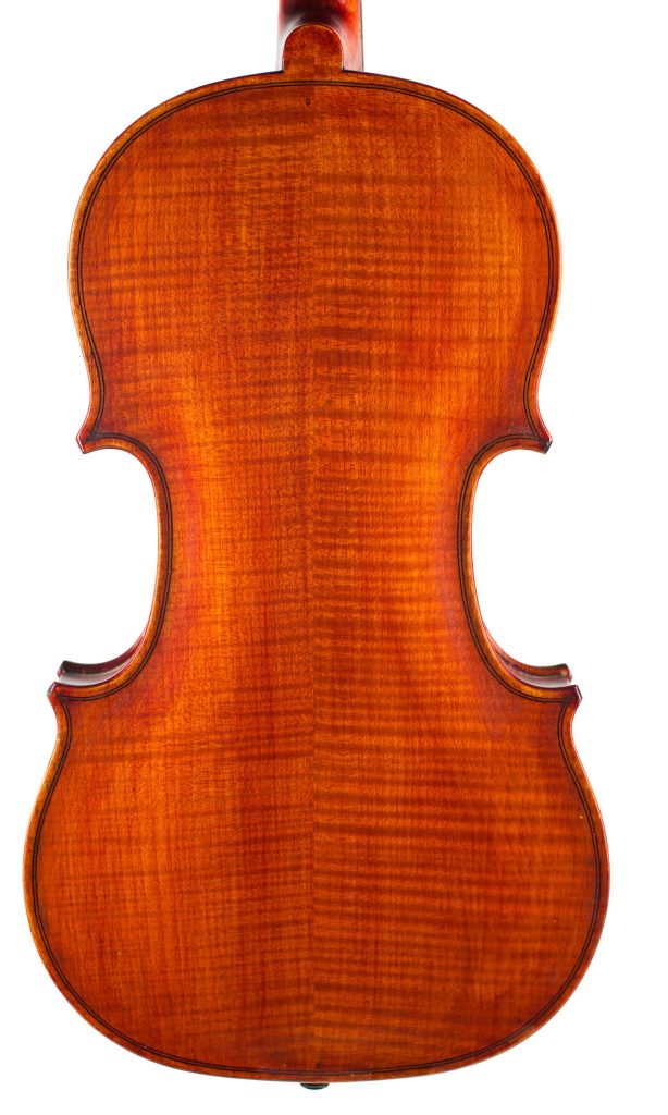 A violin by Mario Salustri, Albano, late 20th Century — back