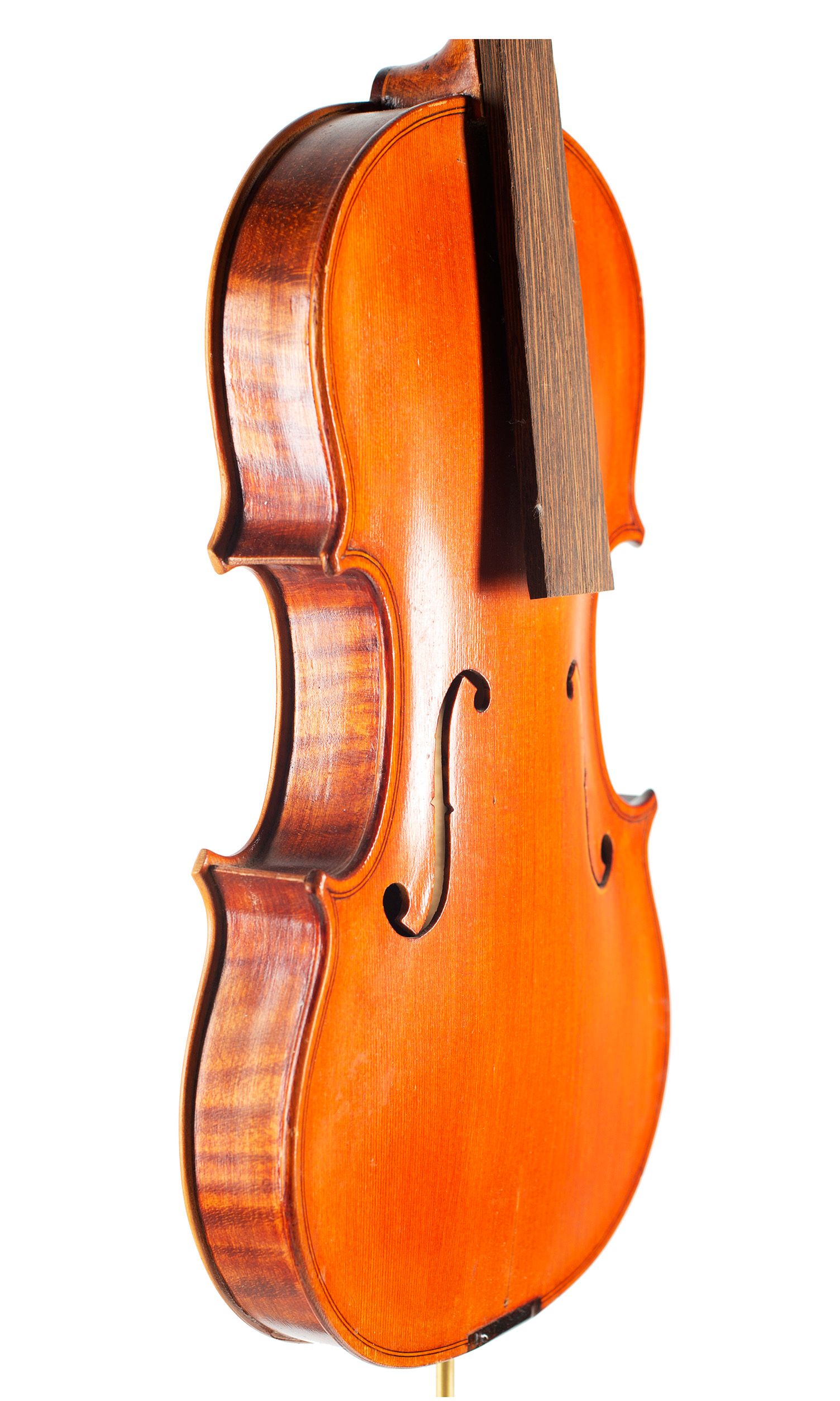 A violin by Mario Salustri, Albano, late 20th Century — angled view, 60°